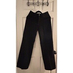 NYDJ Black Jeans Womens Size 8 Stretch Straight Leg Made In USA